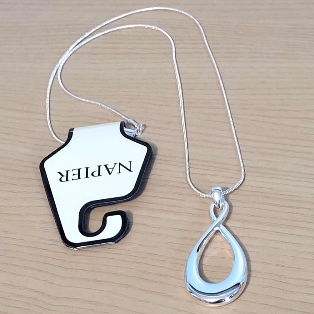 Napier Silver Pendant Necklace